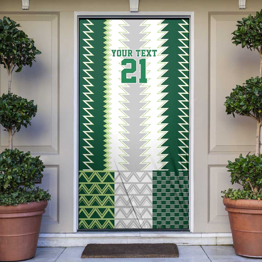 Nigeria Football Custom Door Cover Classic 20-21 Home Jersey - Wonder Print Shop