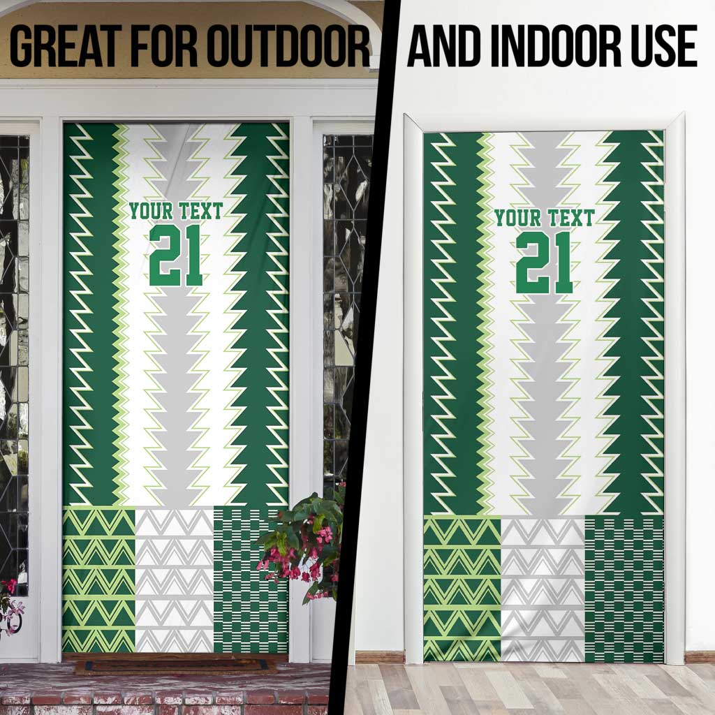 Nigeria Football Custom Door Cover Classic 20-21 Home Jersey - Wonder Print Shop