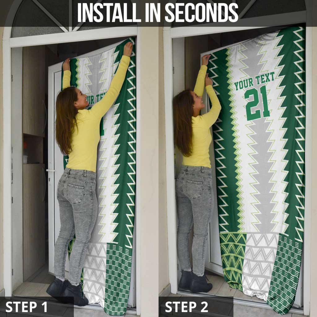 Nigeria Football Custom Door Cover Classic 20-21 Home Jersey - Wonder Print Shop
