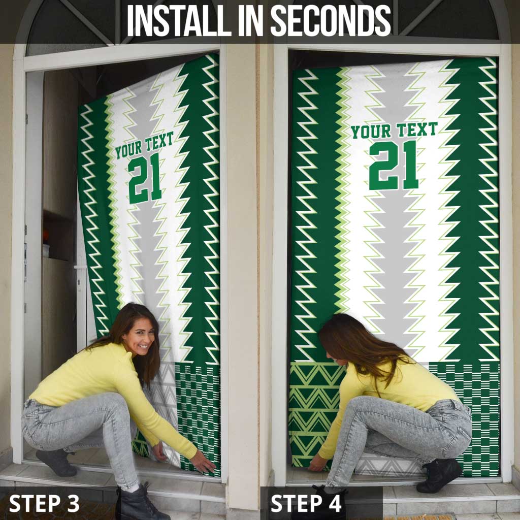 Nigeria Football Custom Door Cover Classic 20-21 Home Jersey - Wonder Print Shop