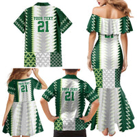 Nigeria Football Custom Family Matching Mermaid Dress and Hawaiian Shirt Classic 20-21 Home Jersey - Wonder Print Shop