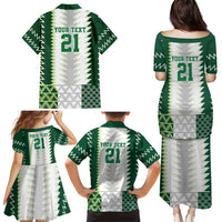 Nigeria Football Custom Family Matching Puletasi and Hawaiian Shirt Classic 20-21 Home Jersey - Wonder Print Shop