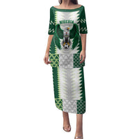 Nigeria Football Custom Family Matching Puletasi and Hawaiian Shirt Classic 20-21 Home Jersey - Wonder Print Shop