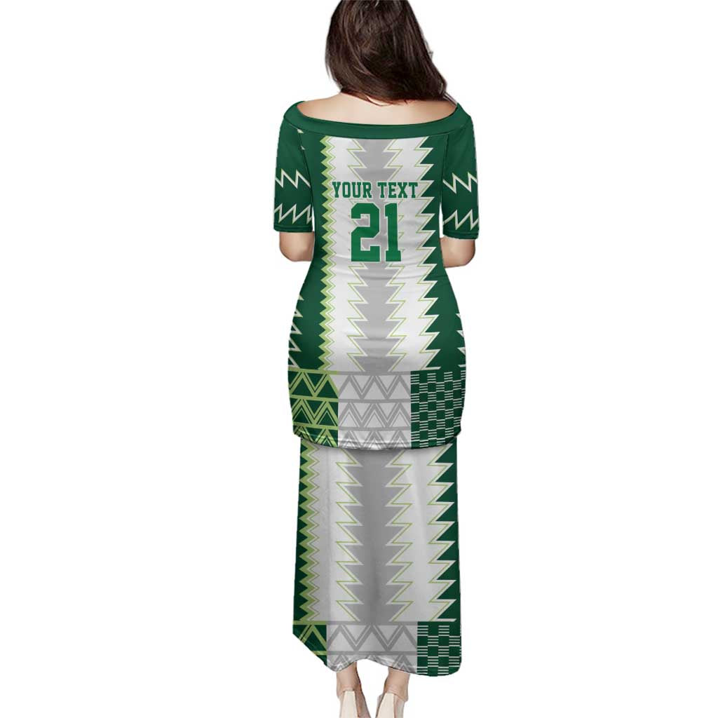 Nigeria Football Custom Family Matching Puletasi and Hawaiian Shirt Classic 20-21 Home Jersey - Wonder Print Shop