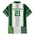 Nigeria Football Custom Family Matching Summer Maxi Dress and Hawaiian Shirt Classic 20-21 Home Jersey - Wonder Print Shop