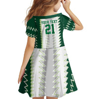 Nigeria Football Custom Family Matching Tank Maxi Dress and Hawaiian Shirt Classic 20-21 Home Jersey - Wonder Print Shop