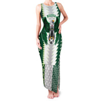 Nigeria Football Custom Family Matching Tank Maxi Dress and Hawaiian Shirt Classic 20-21 Home Jersey - Wonder Print Shop