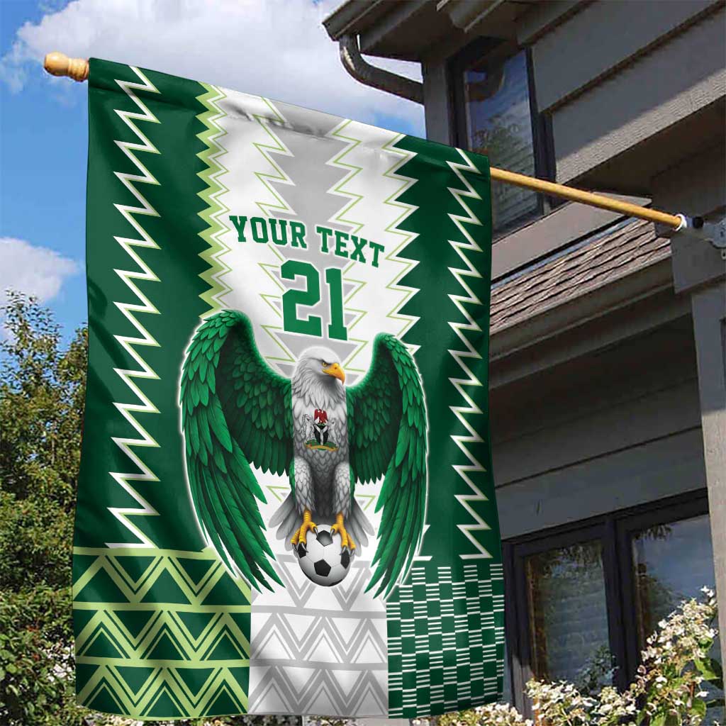 Nigeria Football Custom Garden Flag Classic 20-21 Home Jersey - Wonder Print Shop