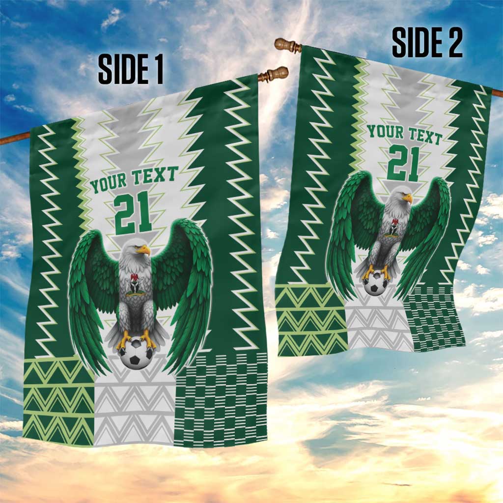 Nigeria Football Custom Garden Flag Classic 20-21 Home Jersey - Wonder Print Shop