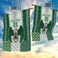 Nigeria Football Custom Garden Flag Classic 20-21 Home Jersey - Wonder Print Shop
