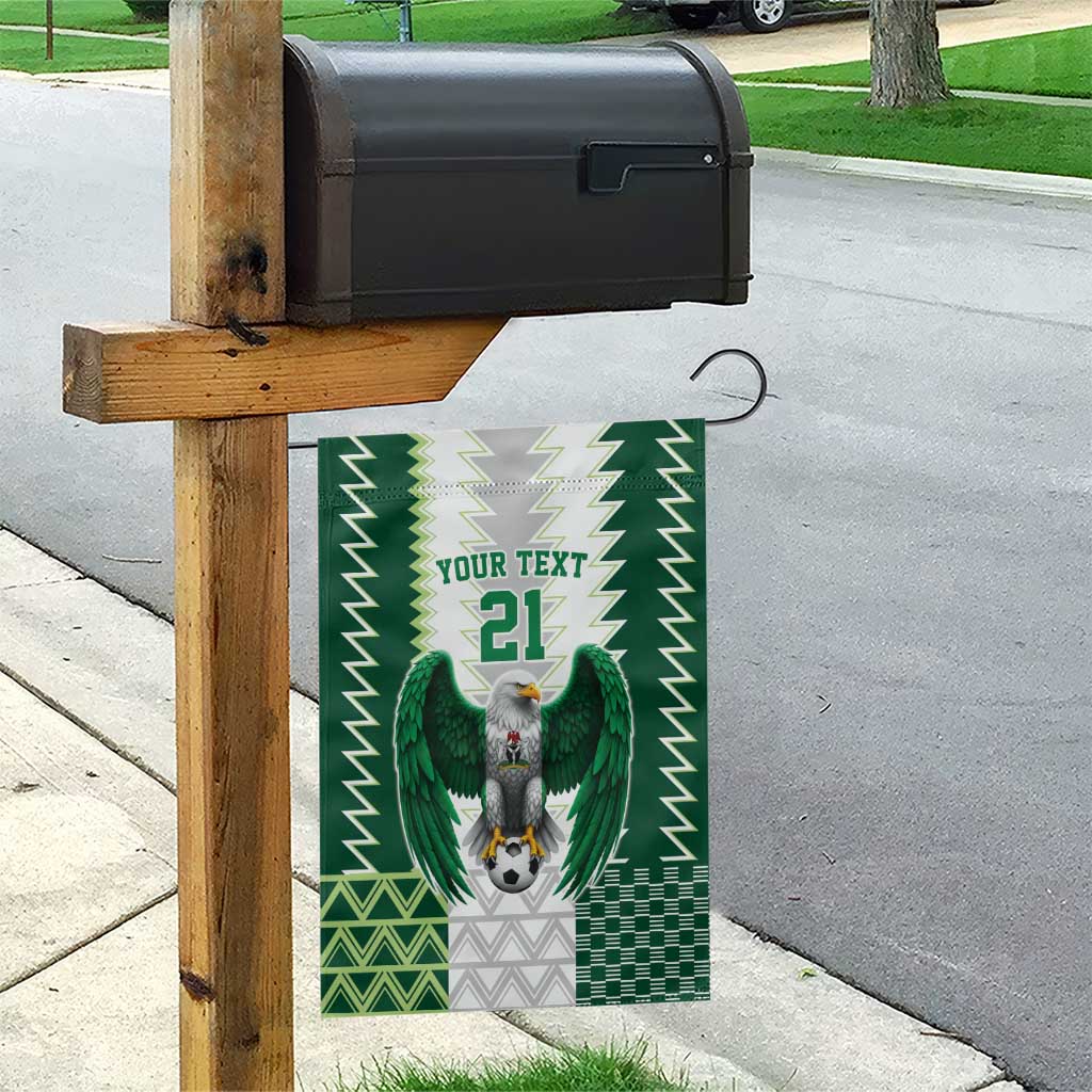 Nigeria Football Custom Garden Flag Classic 20-21 Home Jersey - Wonder Print Shop