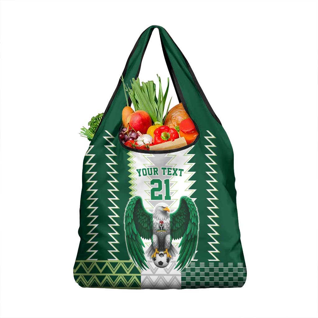 Nigeria Football Custom Grocery Bag Classic 20-21 Home Jersey - Wonder Print Shop