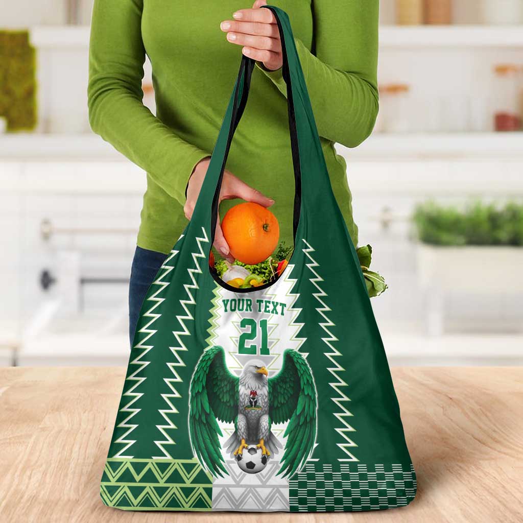 Nigeria Football Custom Grocery Bag Classic 20-21 Home Jersey - Wonder Print Shop