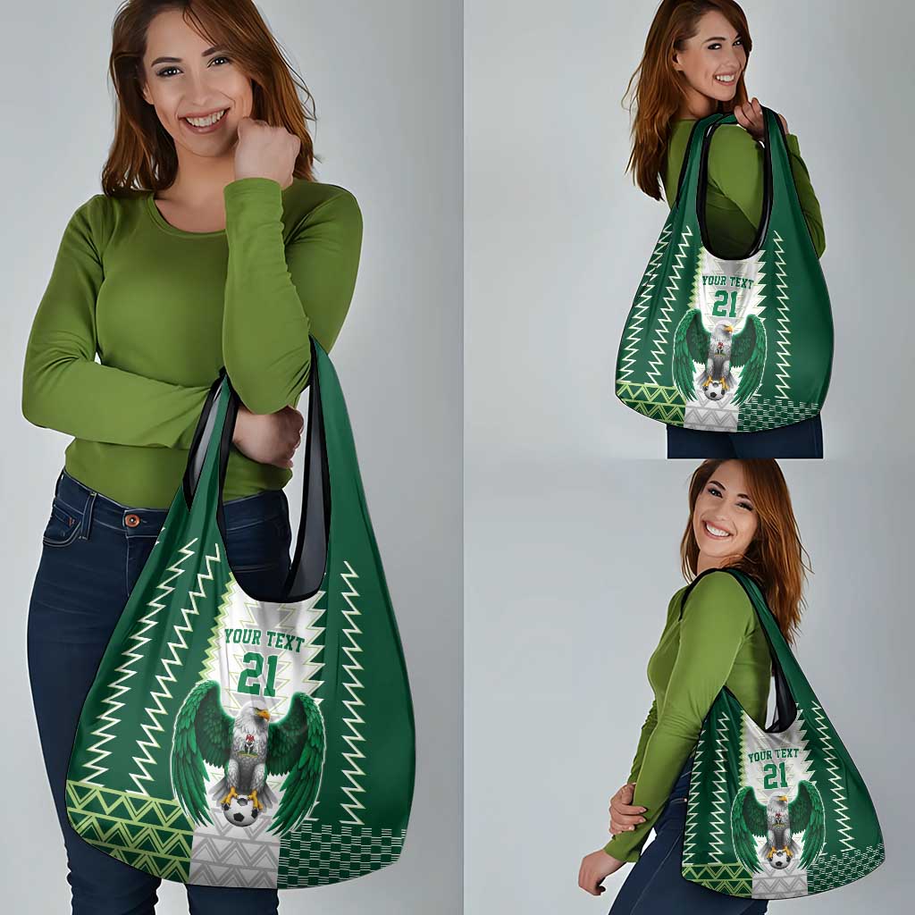 Nigeria Football Custom Grocery Bag Classic 20-21 Home Jersey - Wonder Print Shop