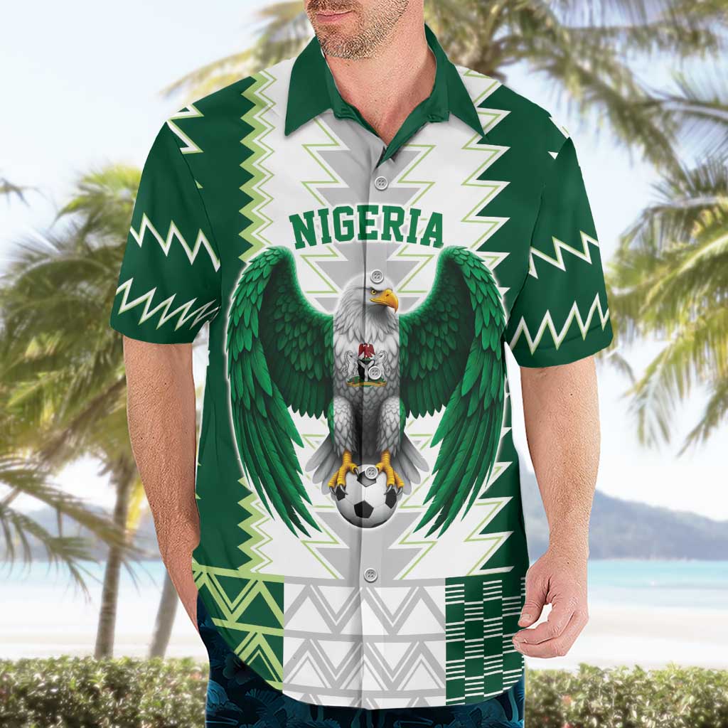 Nigeria Football Custom Hawaiian Shirt Classic 20-21 Home Jersey - Wonder Print Shop