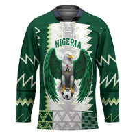 Nigeria Football Custom Hockey Jersey Classic 20-21 Home Jersey - Wonder Print Shop
