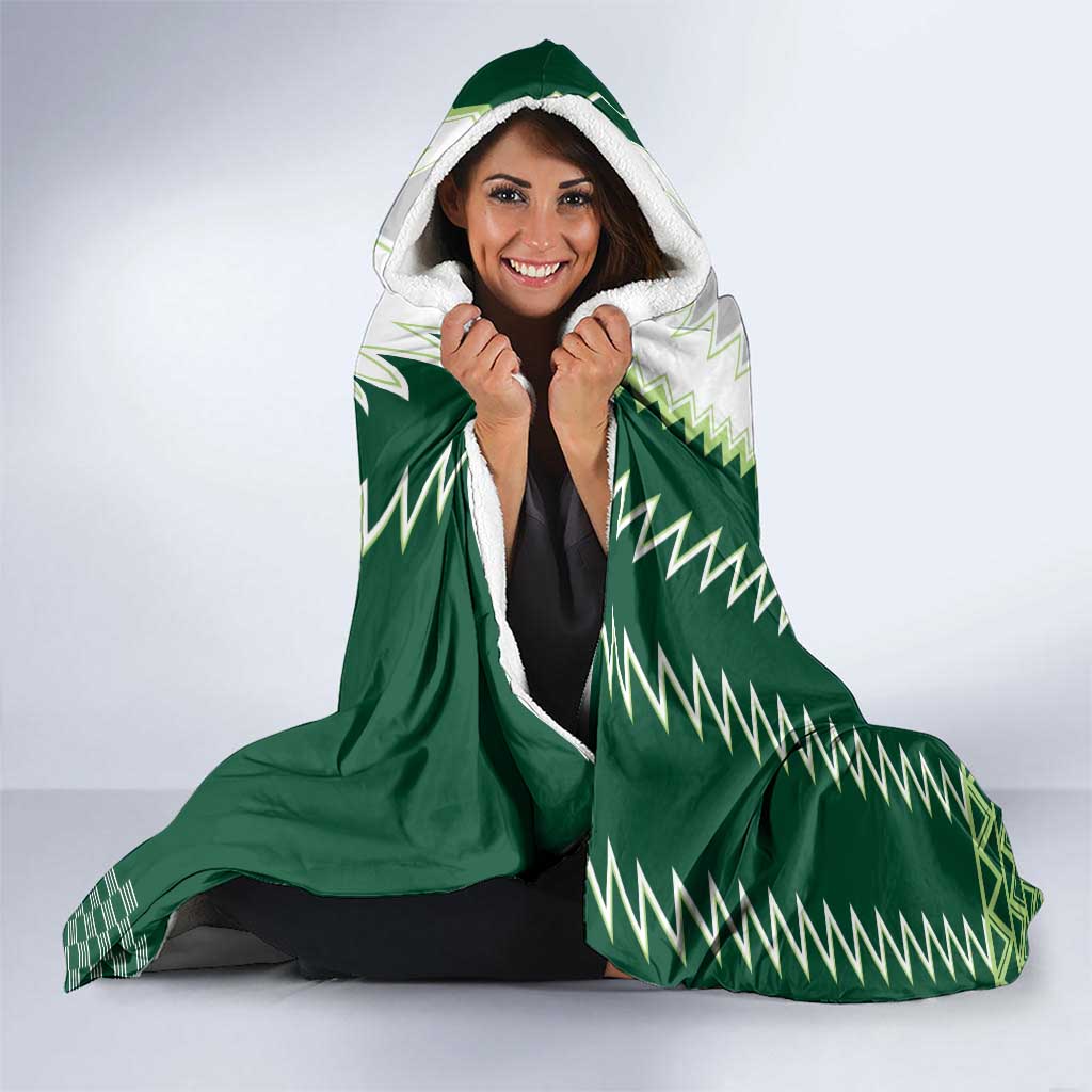 Nigeria Football Custom Hooded Blanket Classic 20-21 Home Jersey - Wonder Print Shop