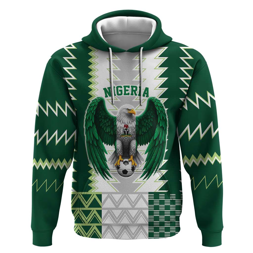 Nigeria Football Custom Hoodie Classic 20-21 Home Jersey - Wonder Print Shop