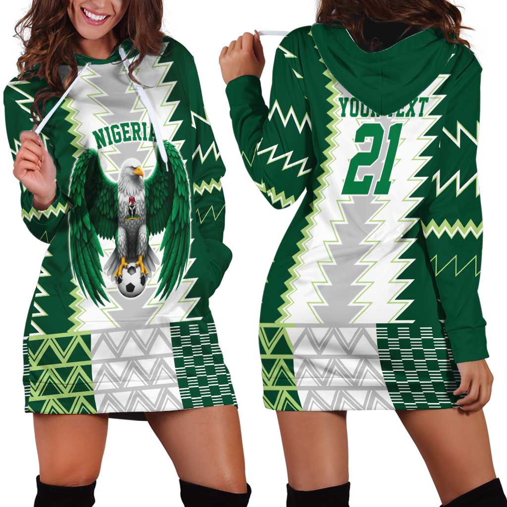 Nigeria Football Custom Hoodie Dress Classic 20-21 Home Jersey - Wonder Print Shop