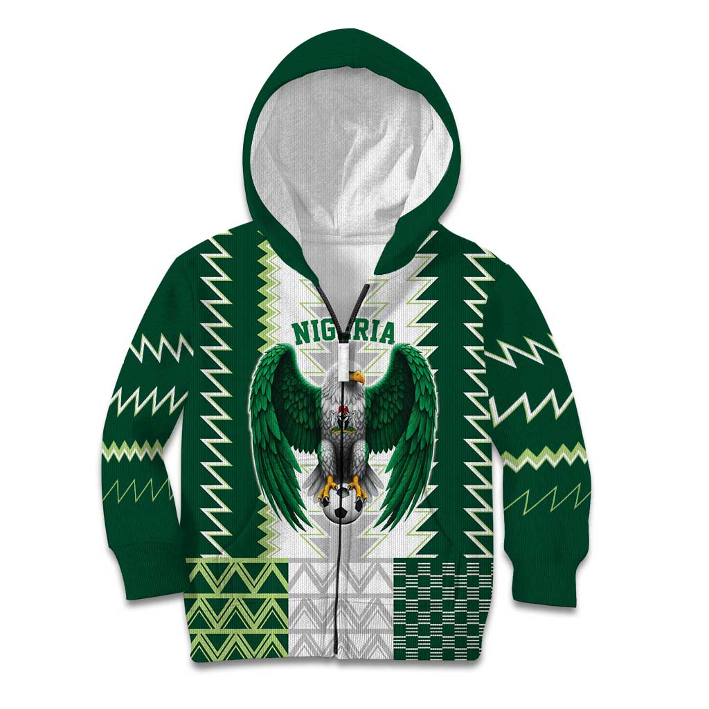 Nigeria Football Custom Kid Hoodie Classic 20-21 Home Jersey - Wonder Print Shop