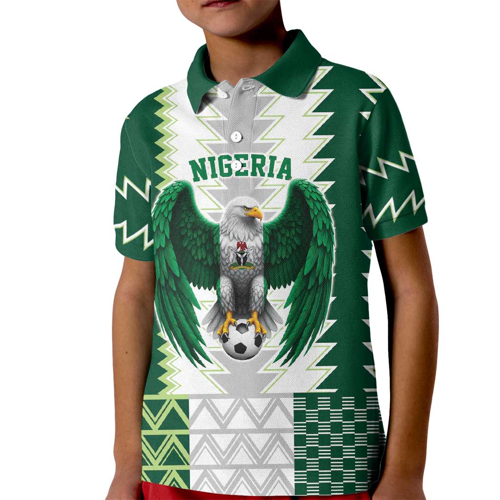 Nigeria Football Custom Kid Polo Shirt Classic 20-21 Home Jersey - Wonder Print Shop