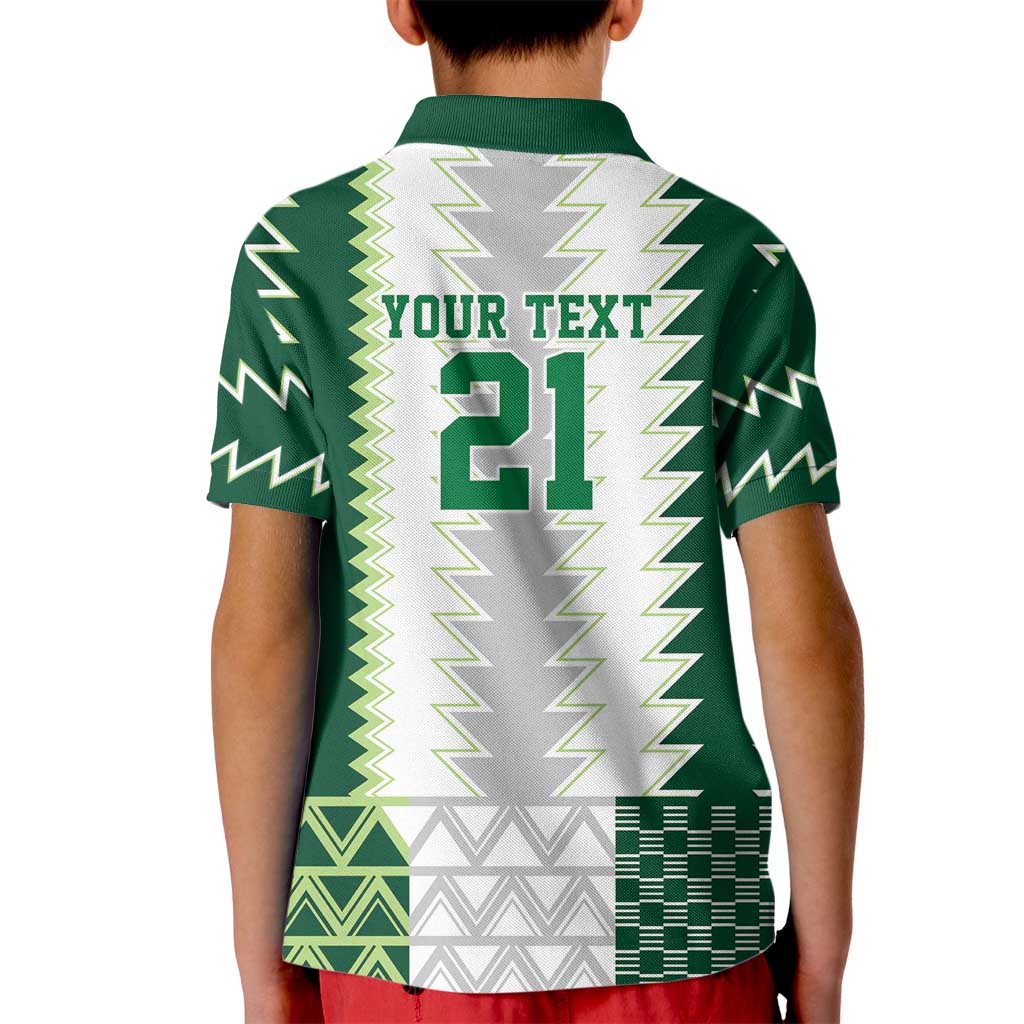 Nigeria Football Custom Kid Polo Shirt Classic 20-21 Home Jersey - Wonder Print Shop
