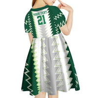 Nigeria Football Custom Kid Short Sleeve Dress Classic 20-21 Home Jersey - Wonder Print Shop