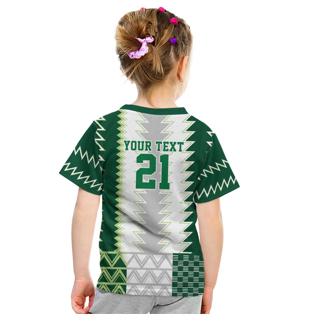 Nigeria Football Custom Kid T Shirt Classic 20-21 Home Jersey - Wonder Print Shop