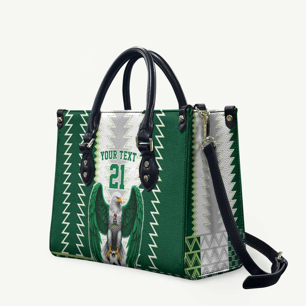 Nigeria Football Custom Leather Bag Classic 20-21 Home Jersey - Wonder Print Shop
