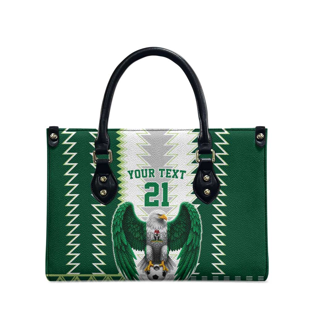 Nigeria Football Custom Leather Bag Classic 20-21 Home Jersey - Wonder Print Shop