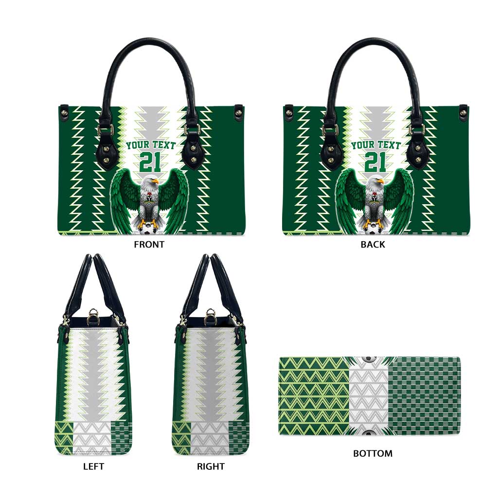 Nigeria Football Custom Leather Bag Classic 20-21 Home Jersey - Wonder Print Shop