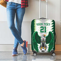 Nigeria Football Custom Luggage Cover Classic 20-21 Home Jersey - Wonder Print Shop