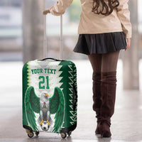 Nigeria Football Custom Luggage Cover Classic 20-21 Home Jersey - Wonder Print Shop