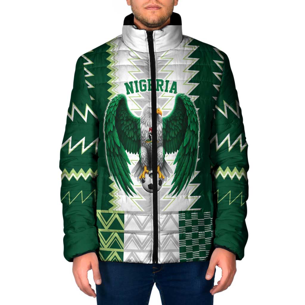 Nigeria Football Custom Padded Jacket Classic 20-21 Home Jersey - Wonder Print Shop