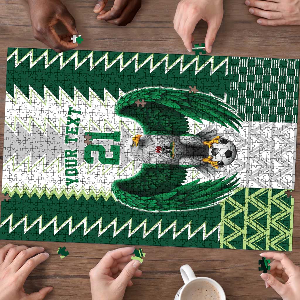 Nigeria Football Custom Puzzle Classic 20-21 Home Jersey - Wonder Print Shop