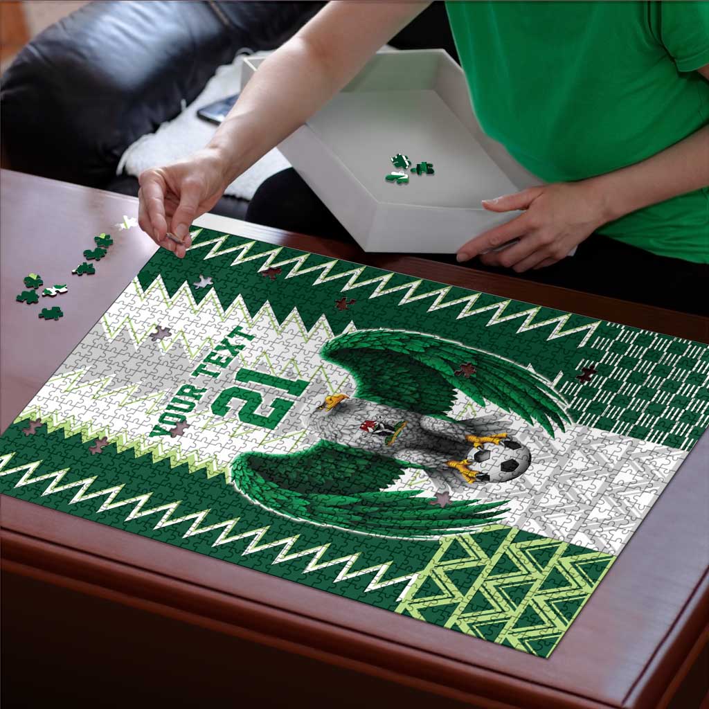 Nigeria Football Custom Puzzle Classic 20-21 Home Jersey - Wonder Print Shop