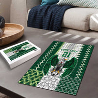 Nigeria Football Custom Puzzle Classic 20-21 Home Jersey - Wonder Print Shop