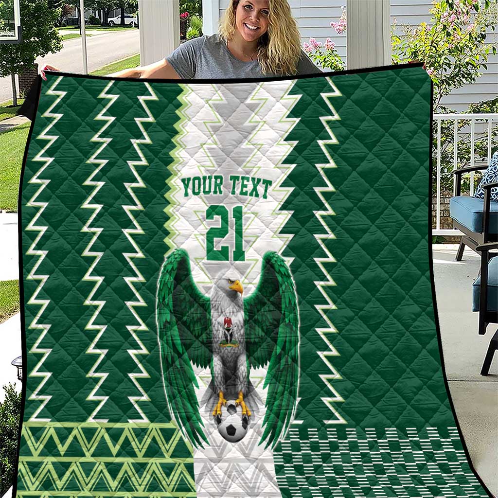 Nigeria Football Custom Quilt Classic 20-21 Home Jersey - Wonder Print Shop