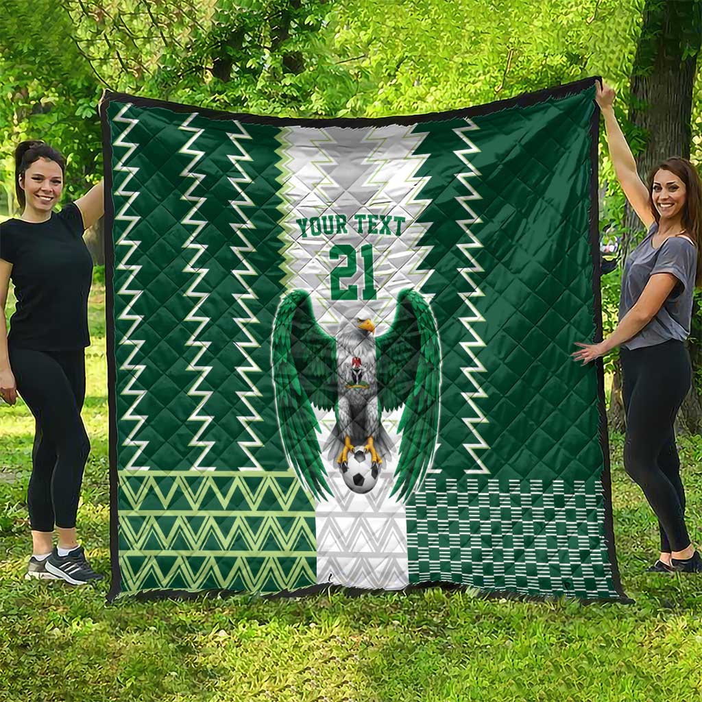 Nigeria Football Custom Quilt Classic 20-21 Home Jersey - Wonder Print Shop