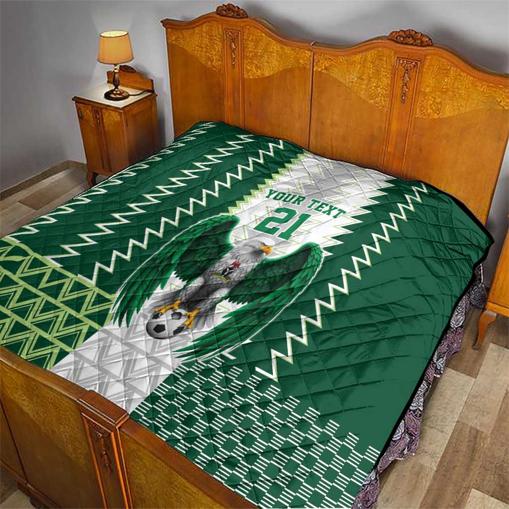 Nigeria Football Custom Quilt Classic 20-21 Home Jersey - Wonder Print Shop