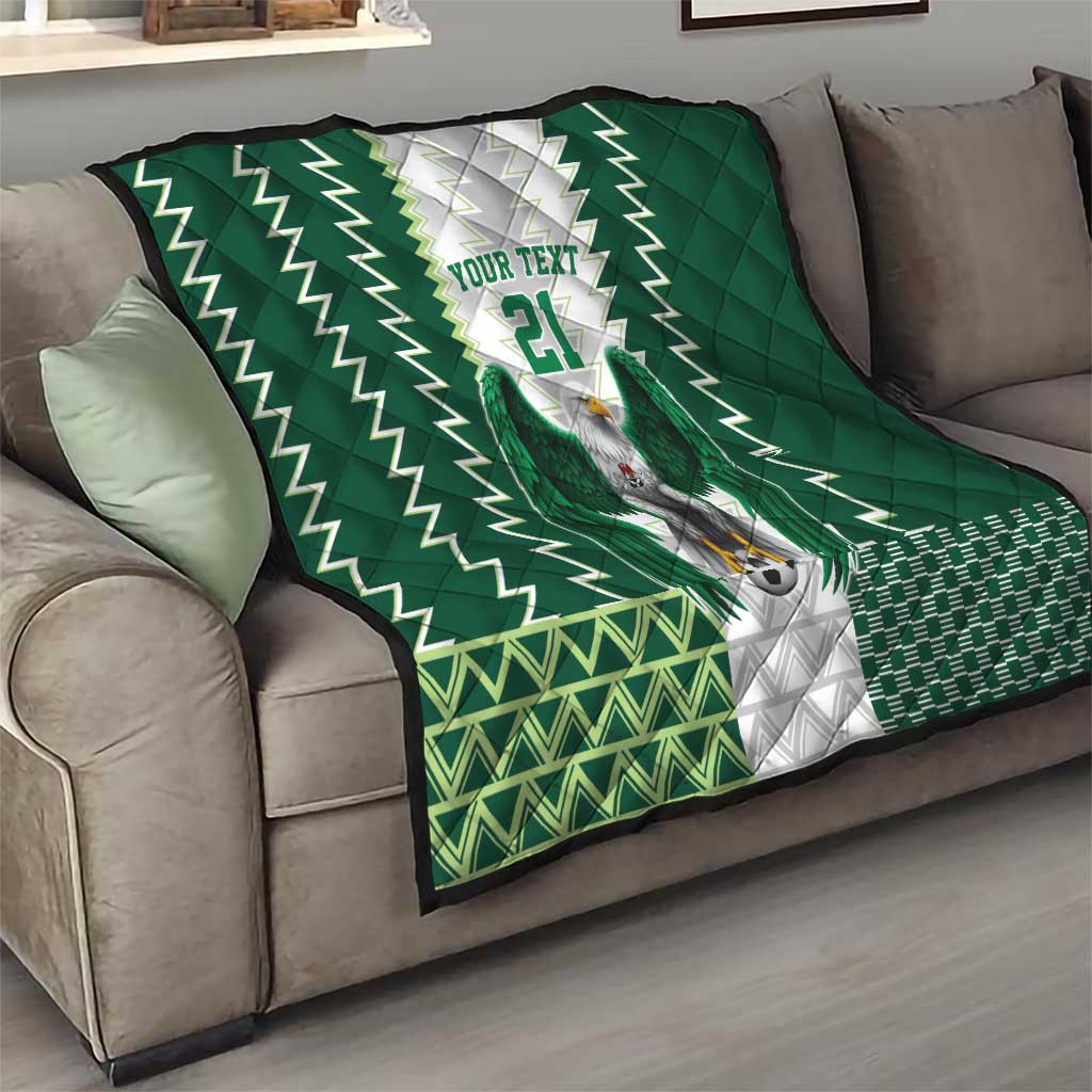 Nigeria Football Custom Quilt Classic 20-21 Home Jersey - Wonder Print Shop