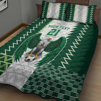 Nigeria Football Custom Quilt Bed Set Classic 20-21 Home Jersey - Wonder Print Shop