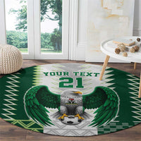 Nigeria Football Custom Round Carpet Classic 20-21 Home Jersey - Wonder Print Shop