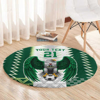 Nigeria Football Custom Round Carpet Classic 20-21 Home Jersey - Wonder Print Shop