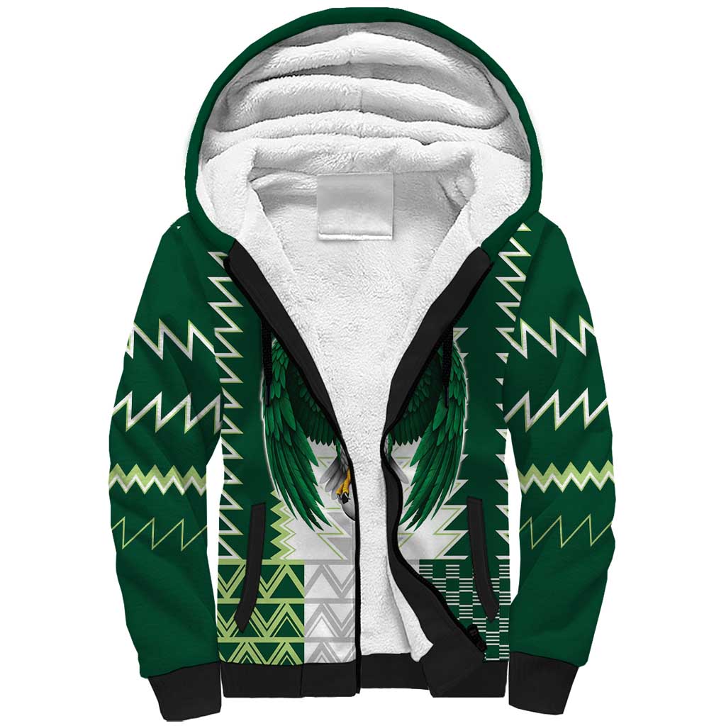 Nigeria Football Custom Sherpa Hoodie Classic 20-21 Home Jersey - Wonder Print Shop