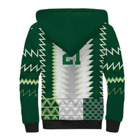Nigeria Football Custom Sherpa Hoodie Classic 20-21 Home Jersey - Wonder Print Shop