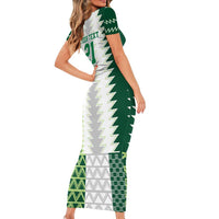 Nigeria Football Custom Short Sleeve Bodycon Dress Classic 20-21 Home Jersey - Wonder Print Shop