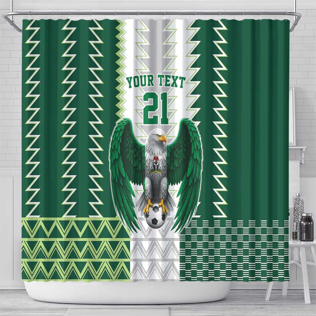 Nigeria Football Custom Shower Curtain Classic 20-21 Home Jersey - Wonder Print Shop