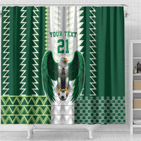 Nigeria Football Custom Shower Curtain Classic 20-21 Home Jersey - Wonder Print Shop