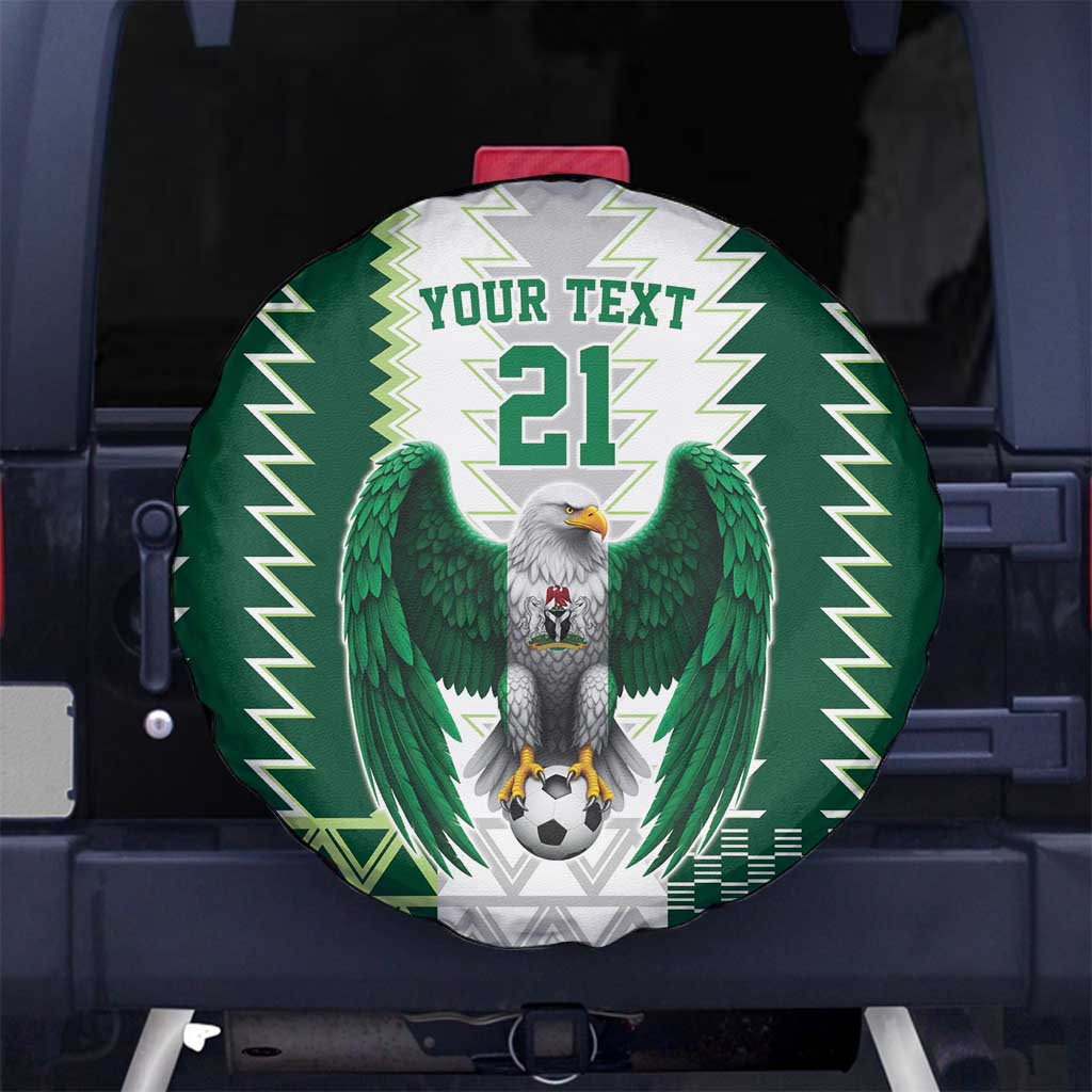 Nigeria Football Custom Spare Tire Cover Classic 20-21 Home Jersey - Wonder Print Shop